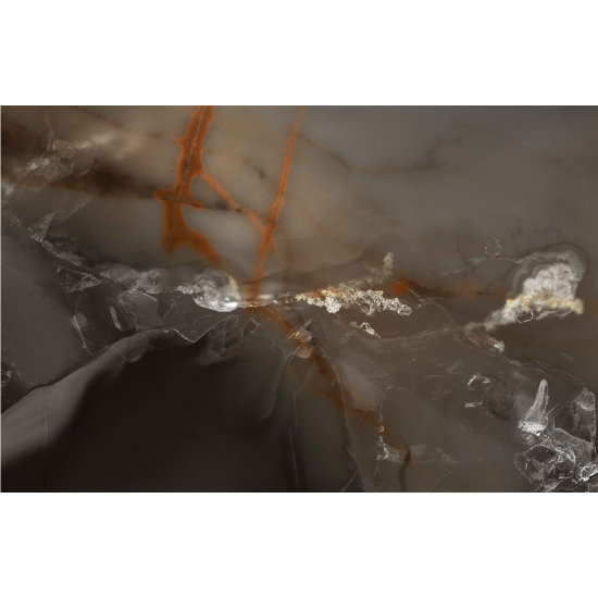 Πλακάκι Black Onyx Full Lappato 60Χ120 Μαύρο Γυαλιστερό